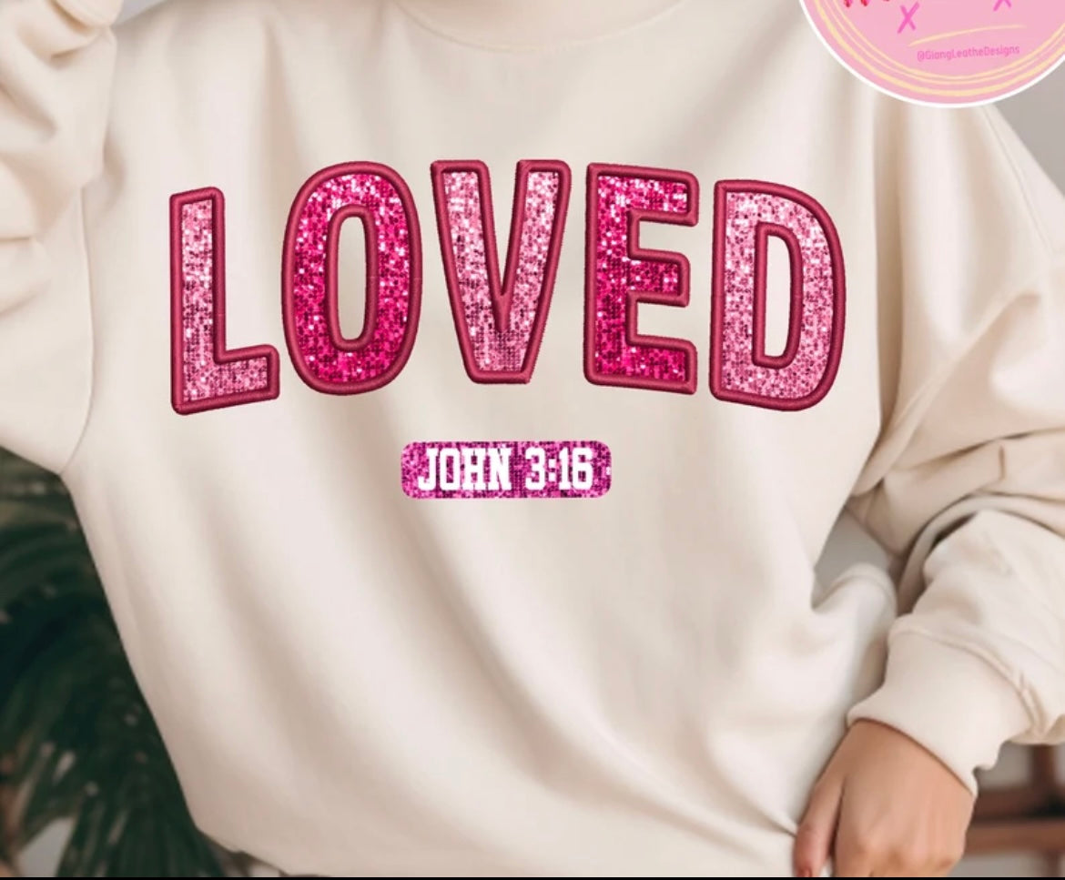 Loved John 3:16 sweatshirt