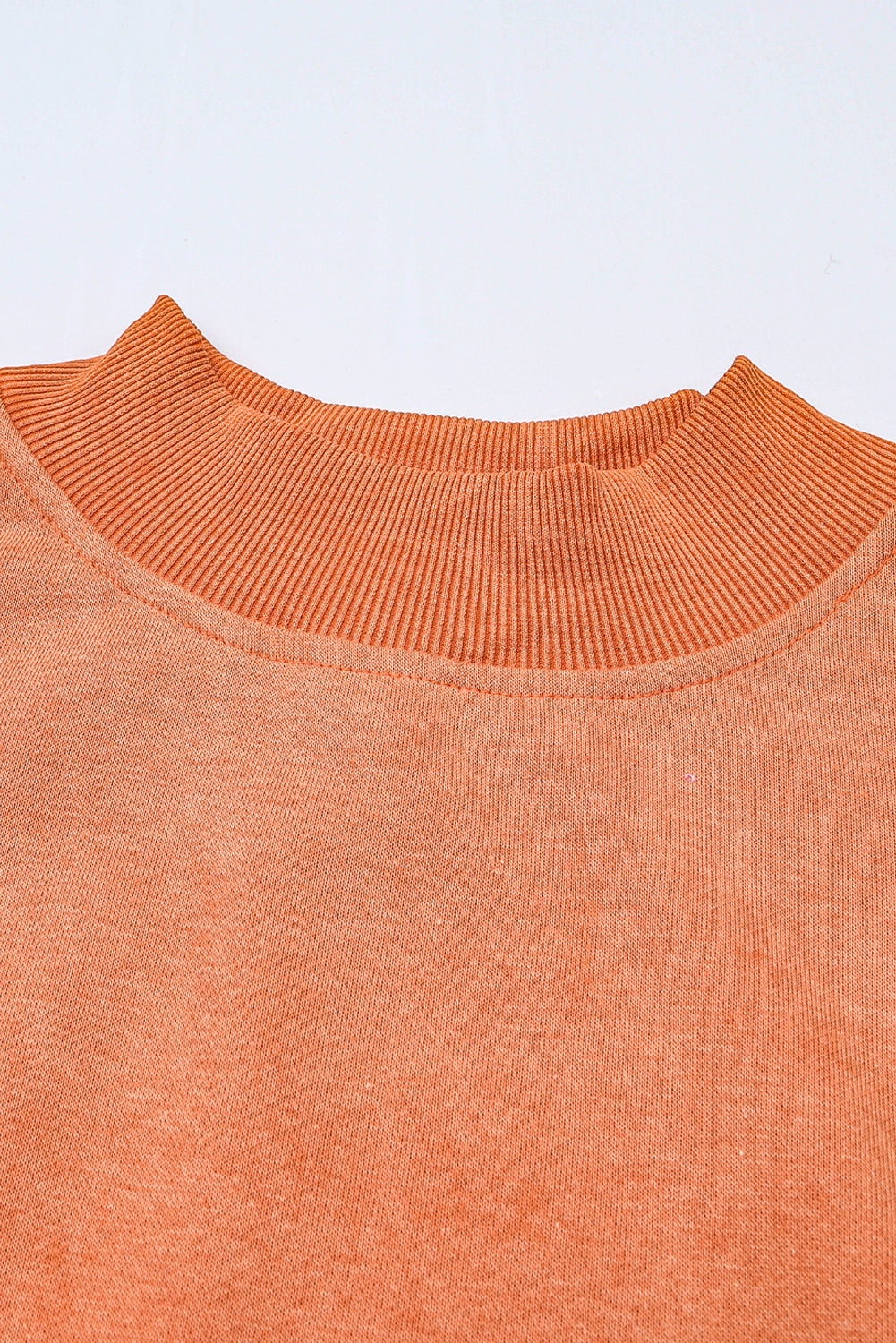 Ruby Plain Drop Shoulder Crew Neck Pullover Sweatshirt